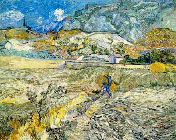 enclosed wheat field - Van Gogh Painting On Canvas